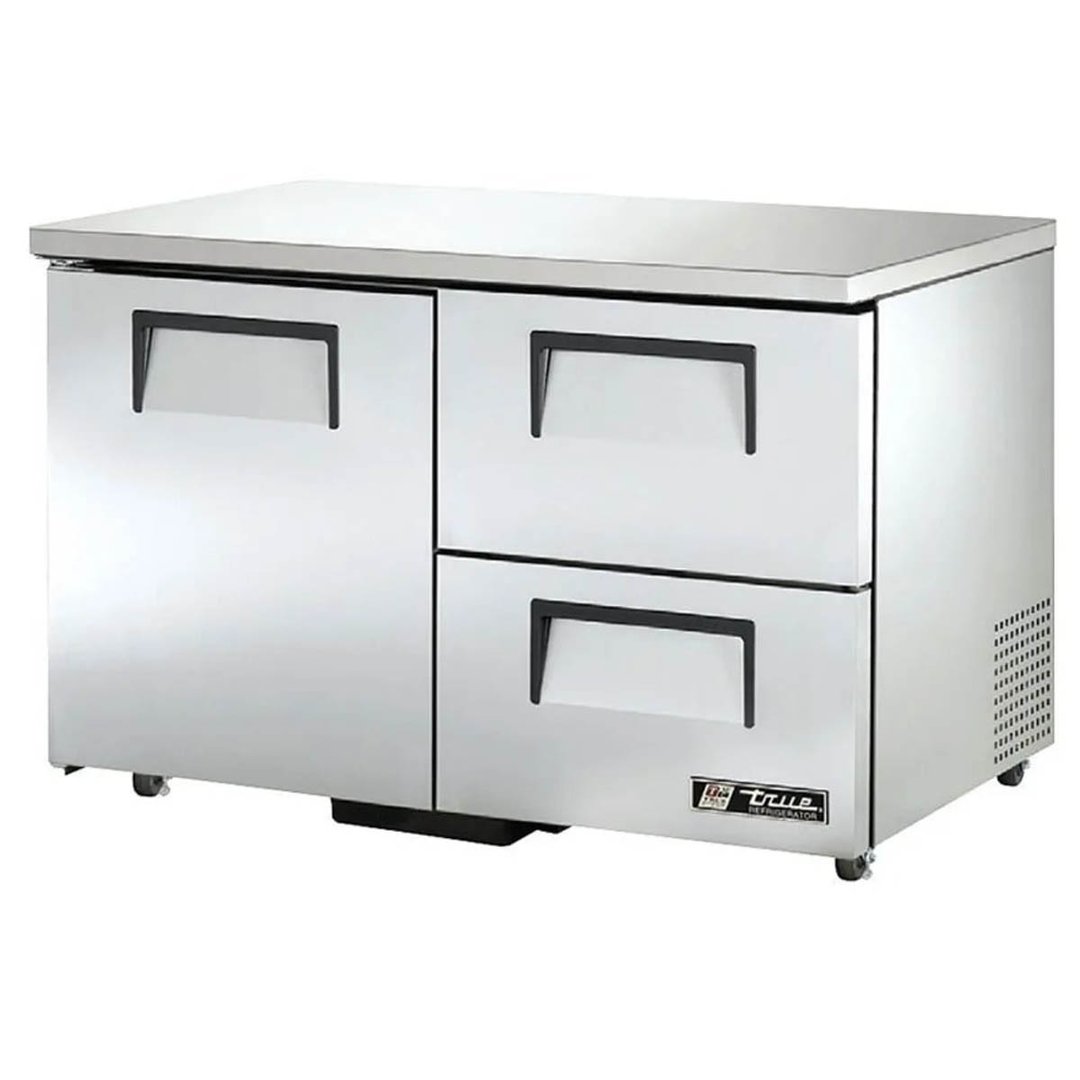 True TUC-48D-2-ADA-HC 48" 2-Section Undercounter Refrigerator w/ 2 Drawers, 1 Door, 12 cu ft