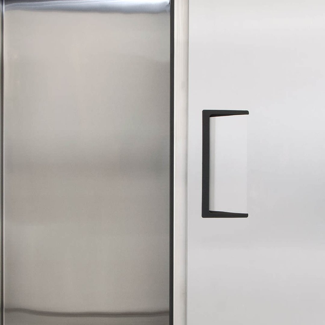 True TS-49-HC 54" Two Section Reach-In Refrigerator w/ 2 Solid Doors, Bottom Mount, Stainless Steel