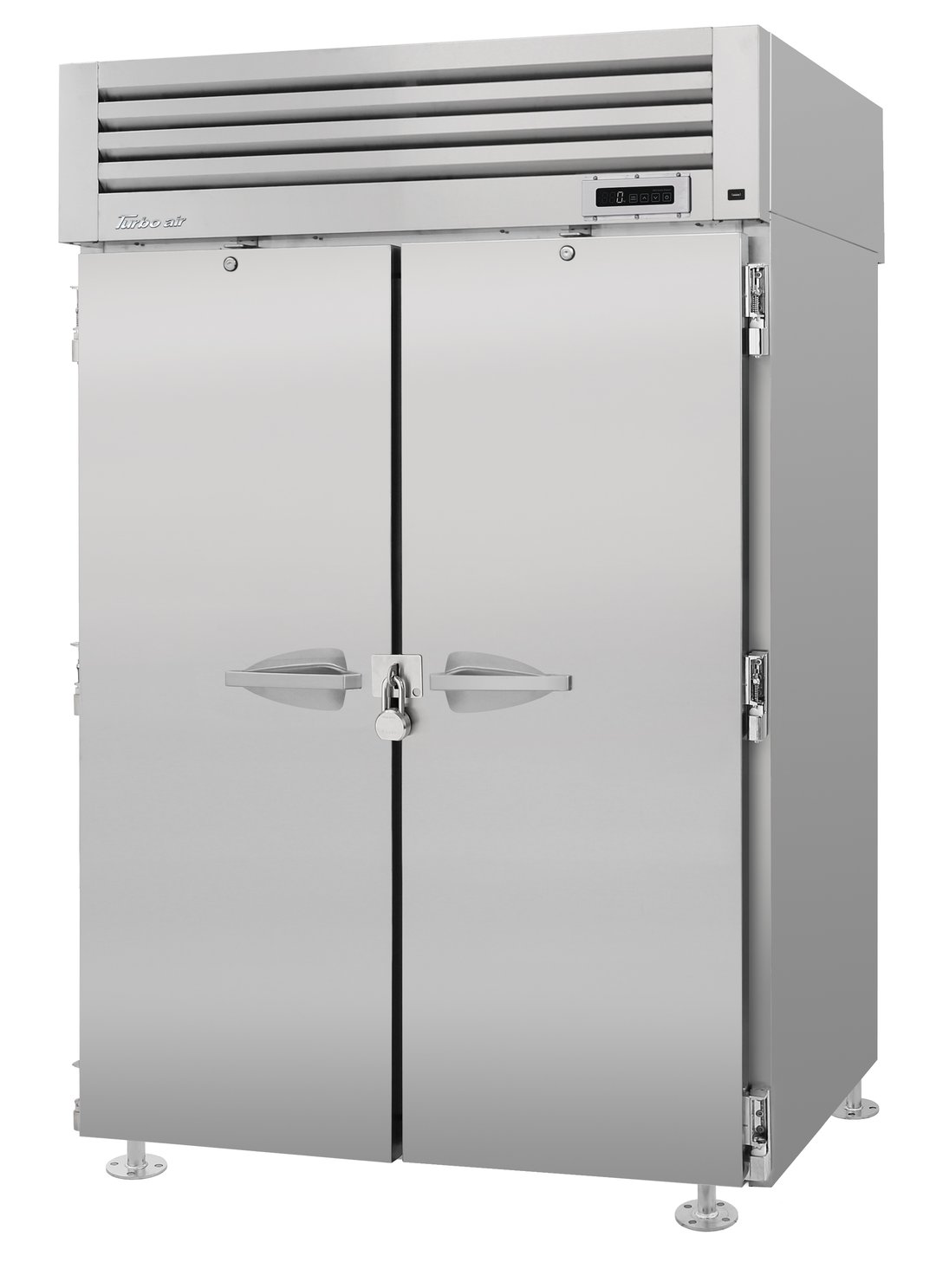 Turbo Air PRO-50F-N-CRT 52" Two Section Reach-In Freezer for Correctional Facility, 2 Solid Doors, Top Mount, 48 cu. ft.
