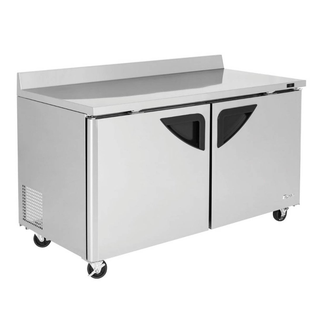 Turbo Air TWR-60SD-N 60" 2-Section Worktop Refrigerator w/ 2 Doors, 16 cu. ft.