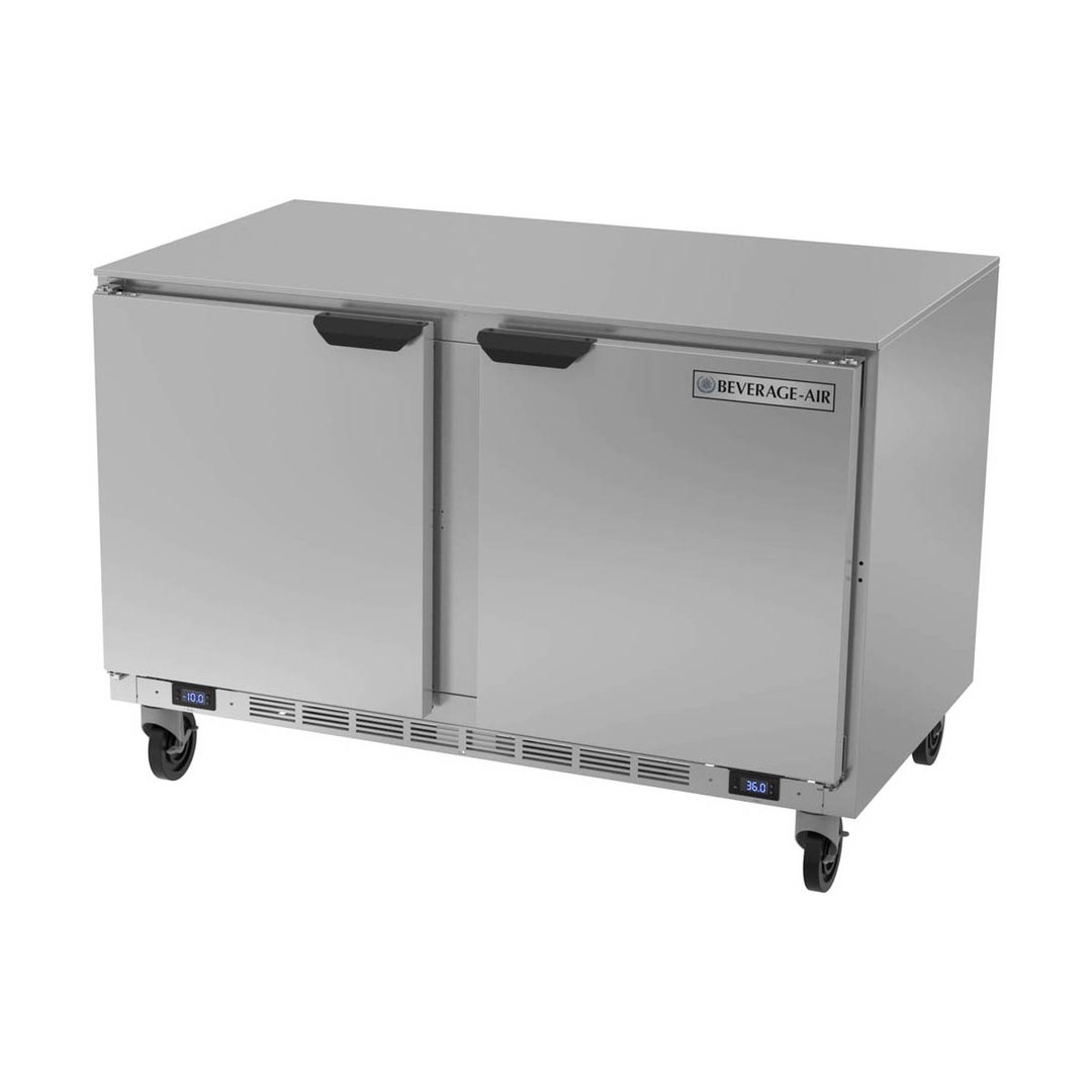 Beverage Air UCRF50AHC-1-SA-A 50" Undercounter Freezer/Refrigerator w/ 2 Solid Hinged Doors