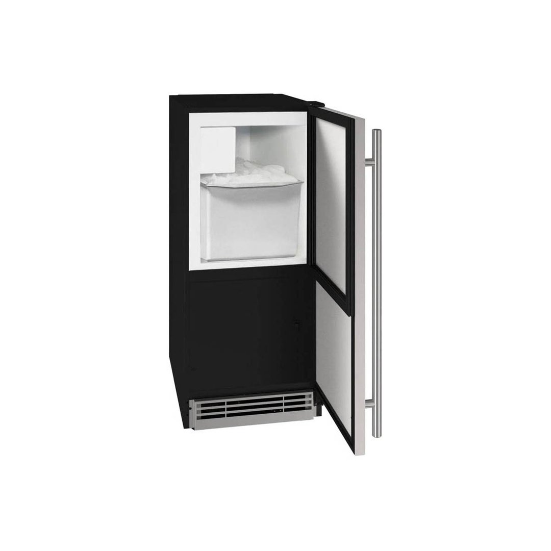 U-Line UHCR115-SS01B Cube Ice Maker With Bin w/ 25-lb. Production & Storage Capacity
