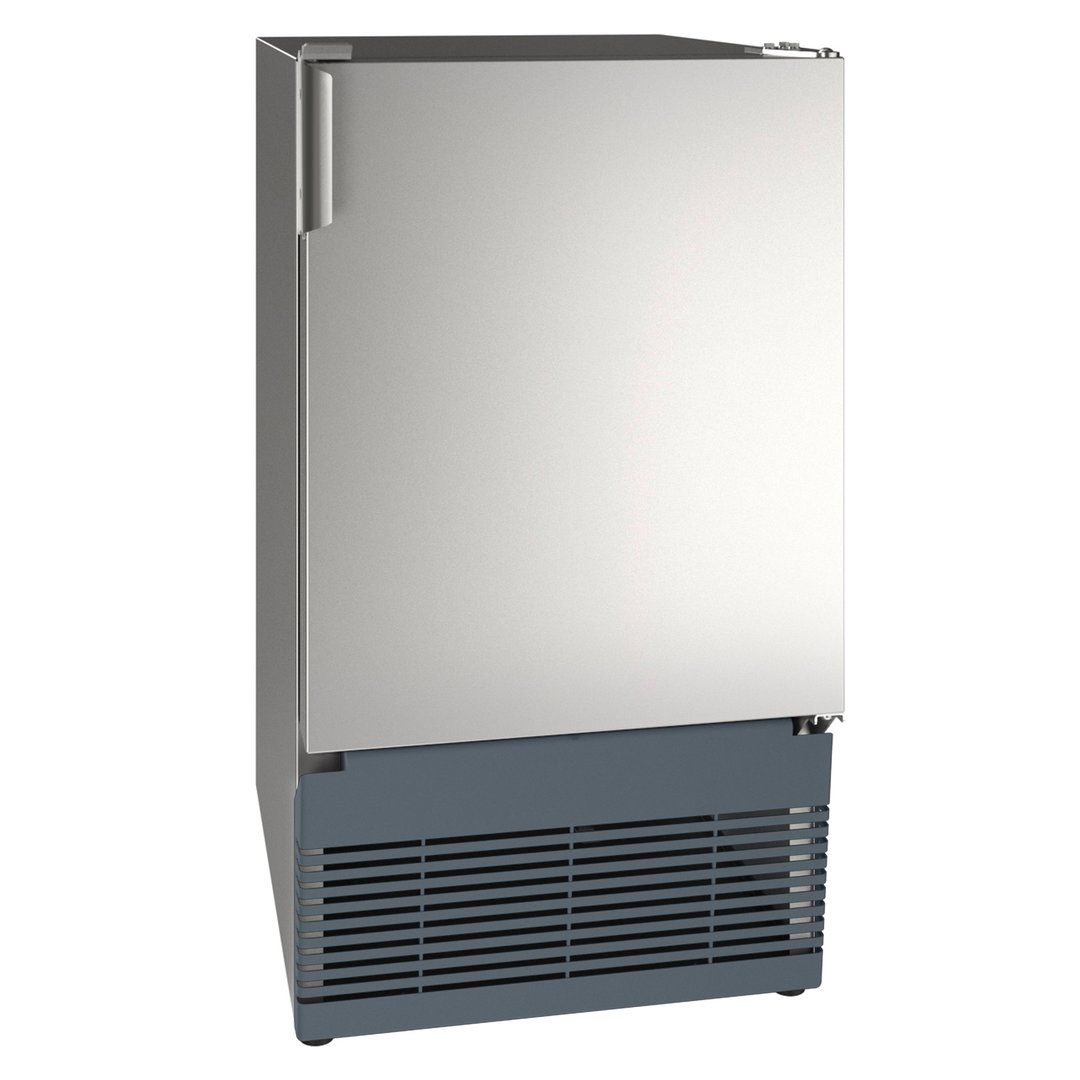 U-Line UMCR015-SS01A Cube Ice Maker With Bin w/ 25-lb. Production & Storage Capacity