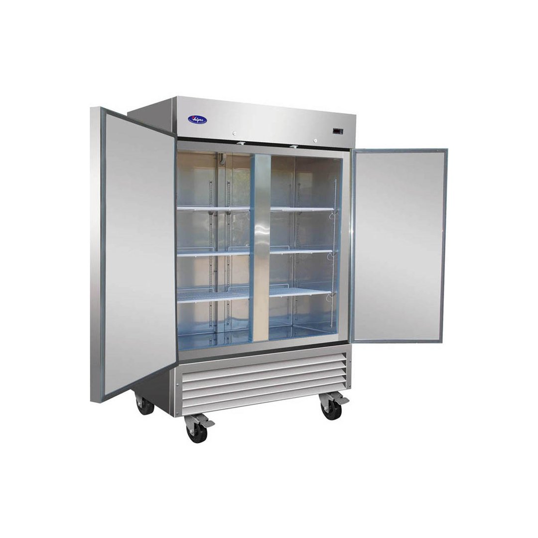 Valpro VP2F-HC 53" Two Section Reach-In Freezer w/ 2 Solid Doors, Bottom Mount, 49 cu. ft.