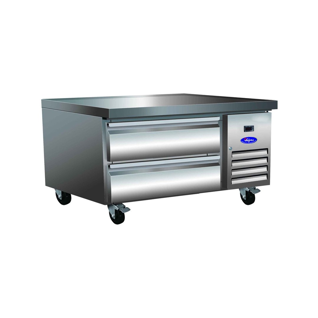 Valpro VPCB-38 38" 2 Drawers Refrigerated Chef Base, Marine Edge, 1/3 hp