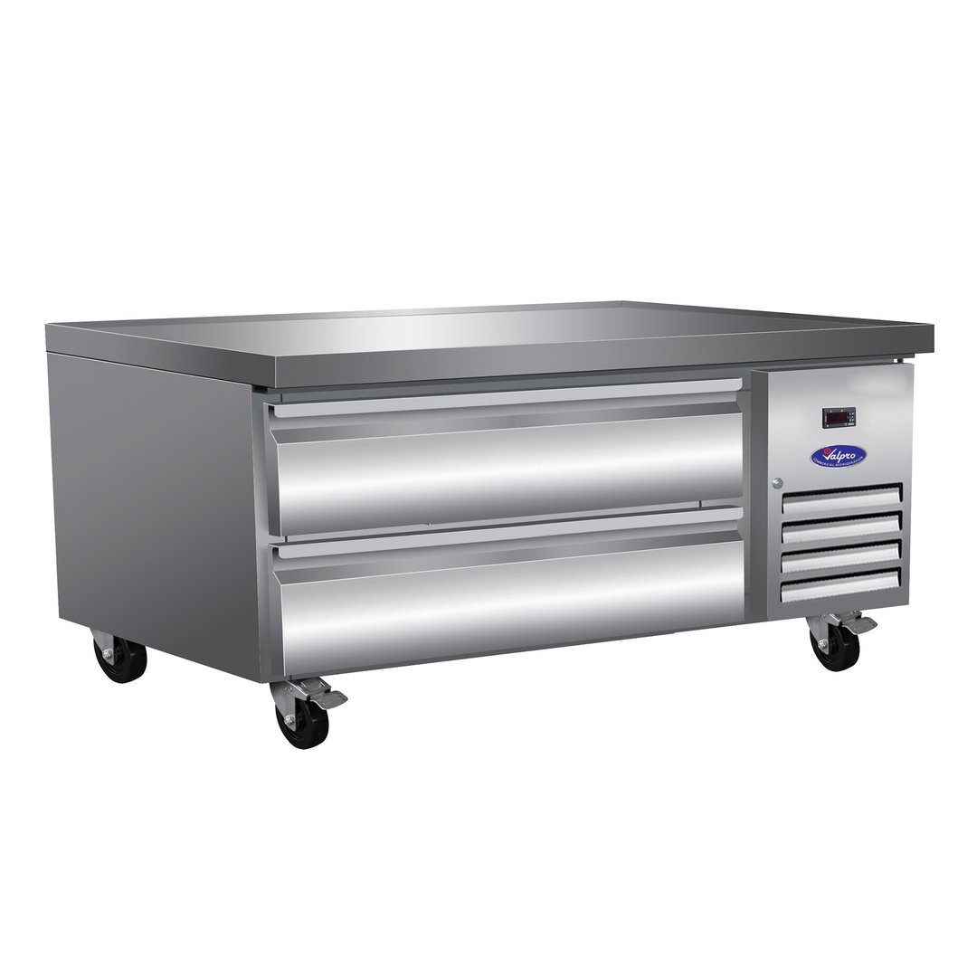 Valpro VPCB-50 50" 2 Drawers Refrigerated Chef Base, Marine Edge, 1/3 hp