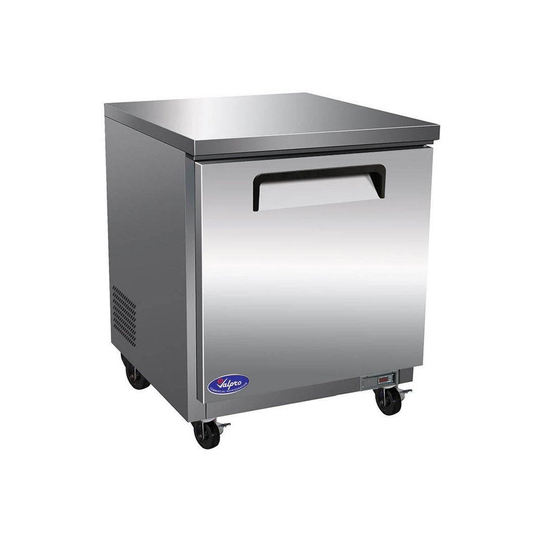 Valpro VPUCF27 27" 1-Section Undercounter Freezer w/ 1 Doors, 6.5 cu. ft.