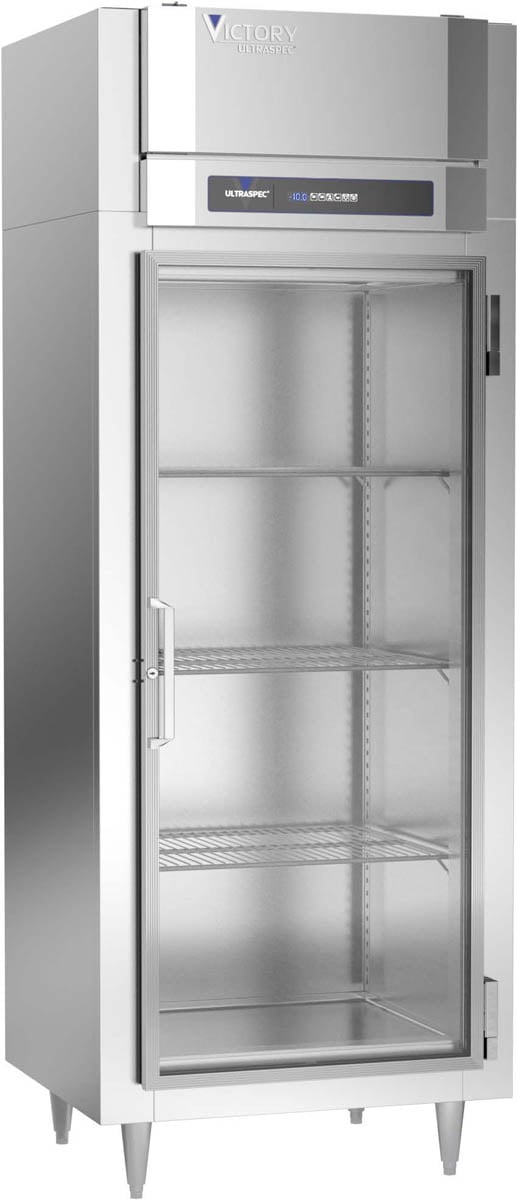 Victory FS-1N-S1-GD-HC 31" One Section Reach-In Freezer w/ Glass Door, All Stainless Steel, 20 cu. ft.