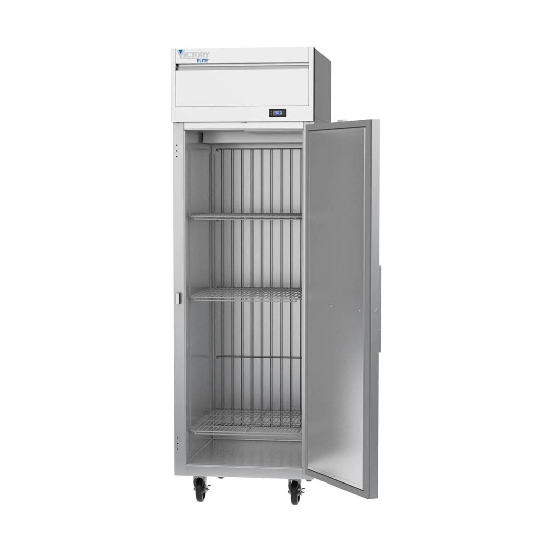 Victory VERSA-1D-SD-HC 26" One Section Reach-In Refrigerator w/ Solid Full Door, Aluminum Interior, Electronic Control, 21 cu. ft.
