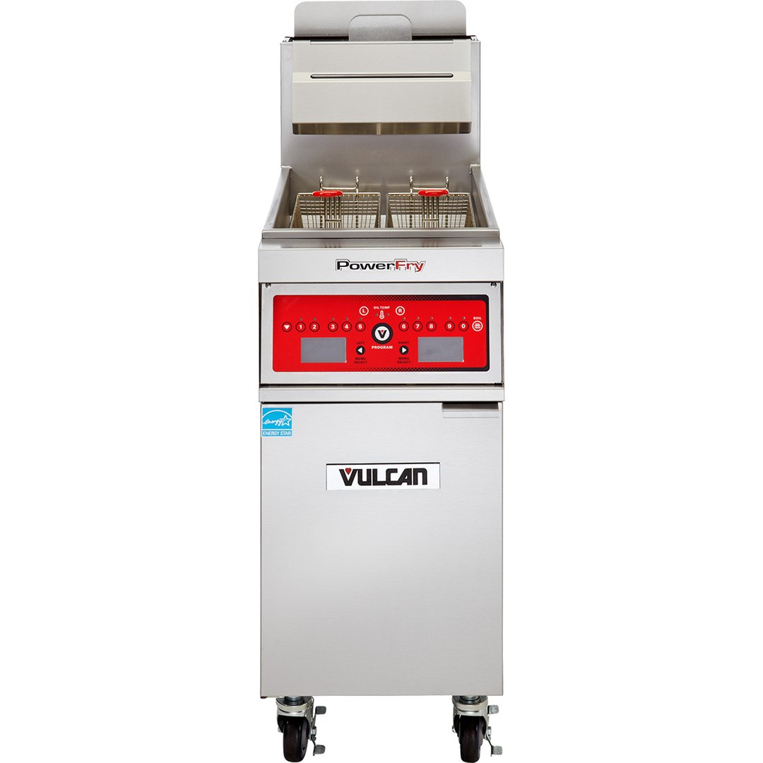 Vulcan 1TR45C 15" Floor Model Gas Fryer, 50 lb.