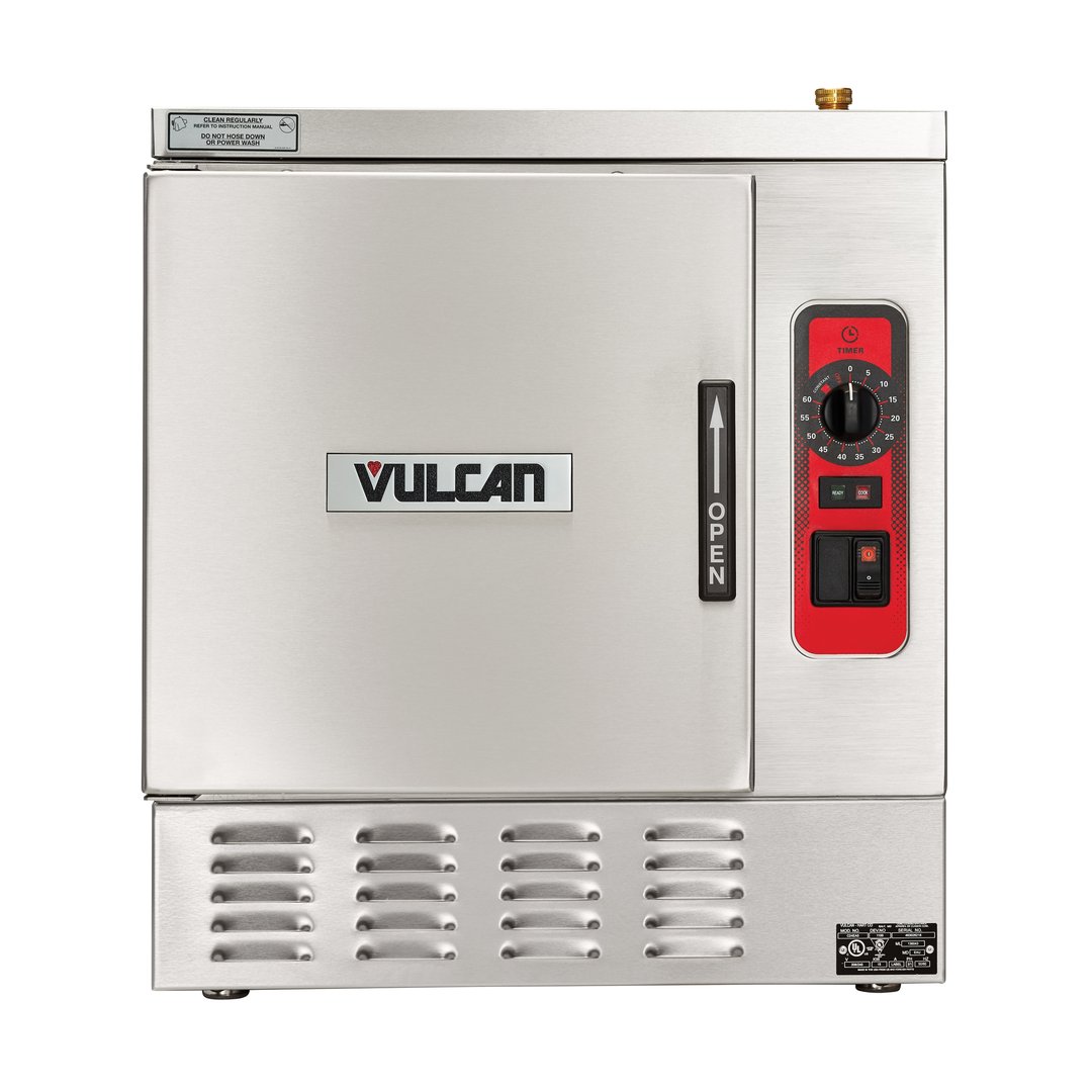 Vulcan C24EA5 PLUS 5 Pan Countertop Electric Convection Steamer w/ Professional Controls