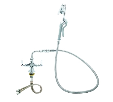 Vulcan DBLPTS POTFIL DOUBLE Pantry Deck Mount Faucet -12" Kettle/Pot Filler - w/ Backflow Preventer