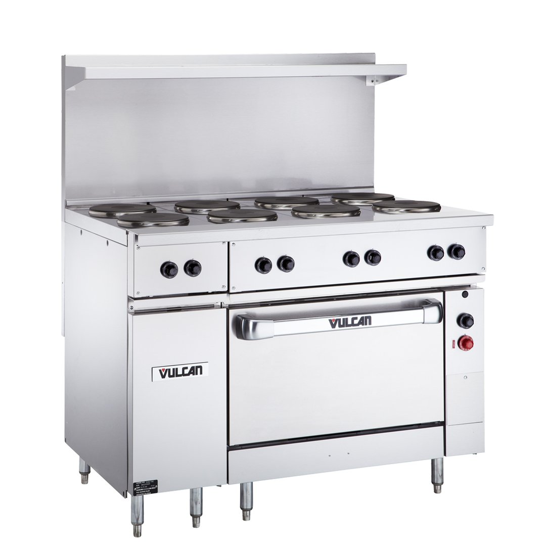Vulcan EV48S-8FP208 48" Electric Restaurant Range
