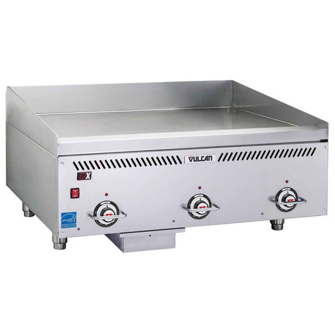 Vulcan VCCG36-IC 36" Countertop Gas Griddle, Infrared Burners, 3/4" Composite Plate, 72.000 BTU