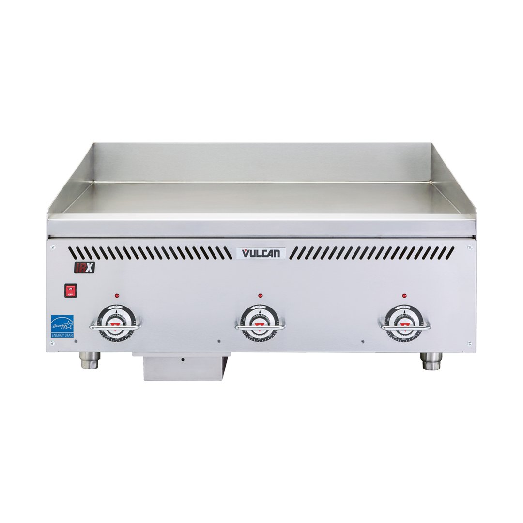 Vulcan VCCG36-IC 36" Countertop Gas Griddle, Infrared Burners, 3/4" Composite Plate, 72.000 BTU