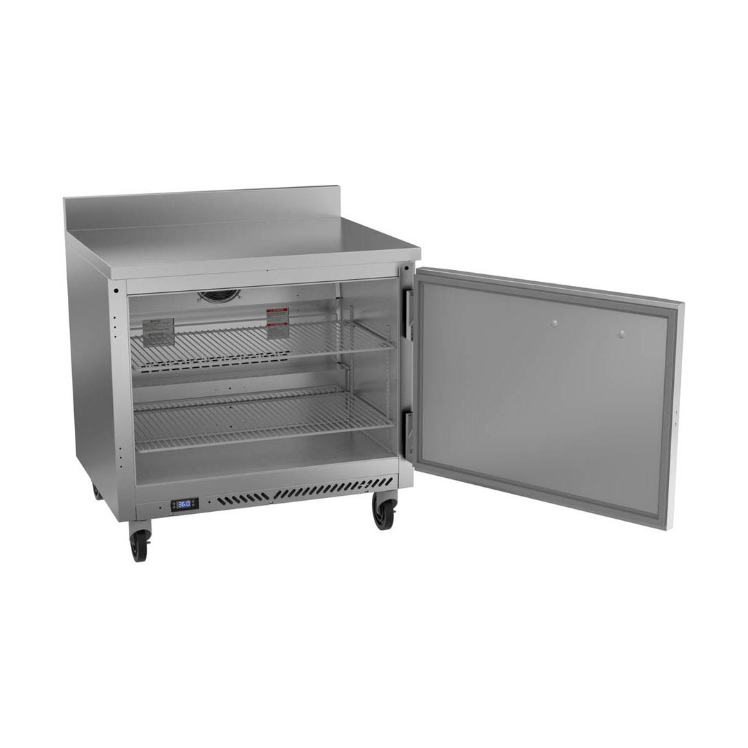 Victory VWR36HC 36" 1-Section Worktop Refrigerator w/ 1 Door, 8.5 cu. ft.