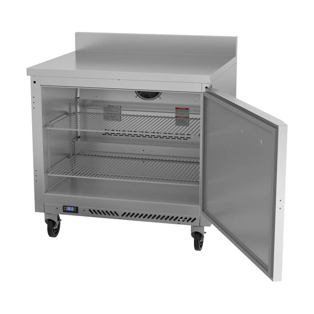 Victory VWR36HC 36" 1-Section Worktop Refrigerator w/ 1 Door, 8.5 cu. ft.