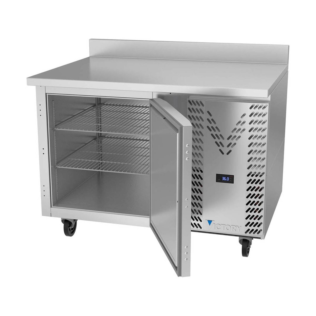 Victory VWR46HC 46" 1-Section Worktop Refrigerator w/ 1 Door, 10.8 cu. ft.