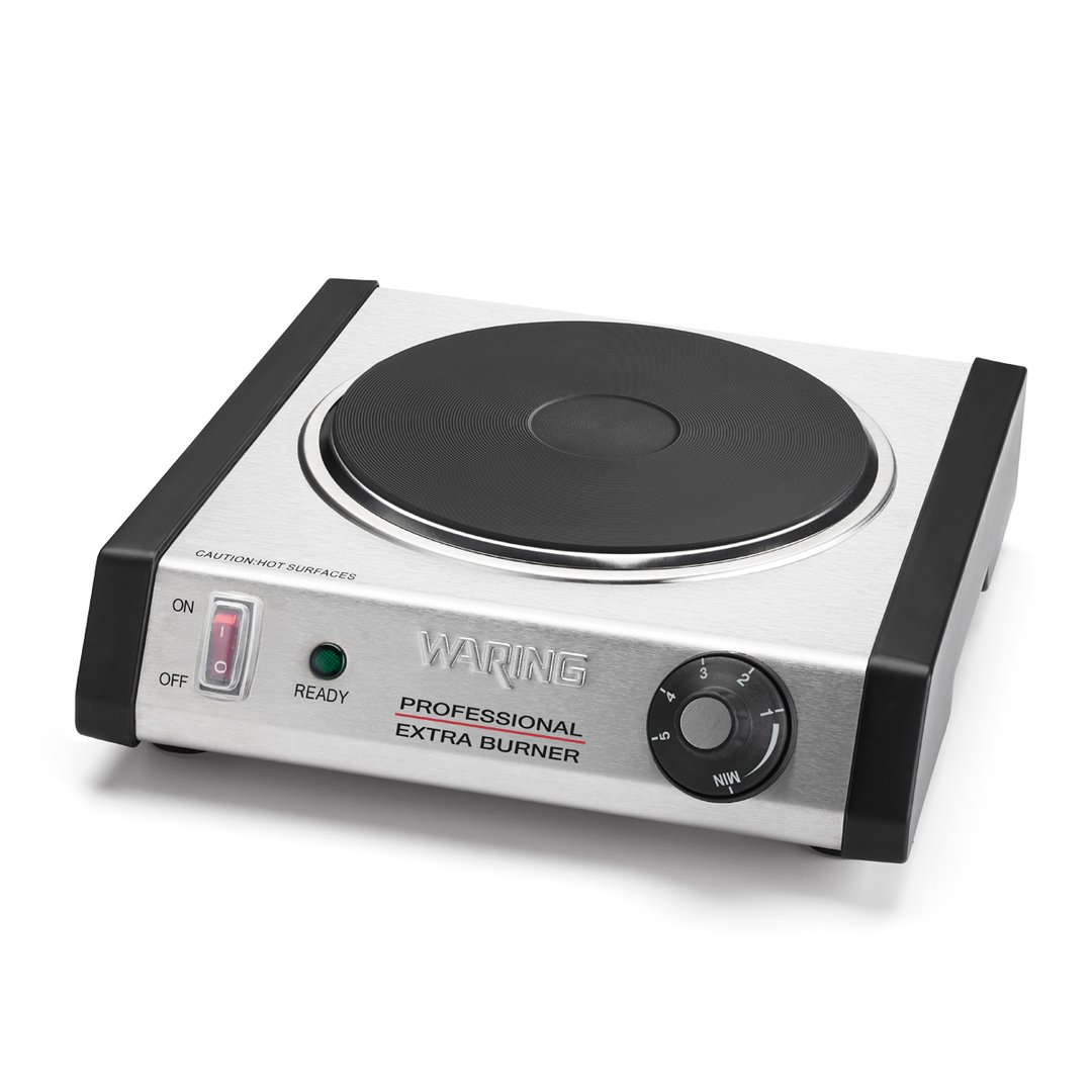 Waring WEB300 11" Electric Countertop Hotplate w/ (1) Solid Burner, Thermostatic Controls, 1.3 kW, 120v