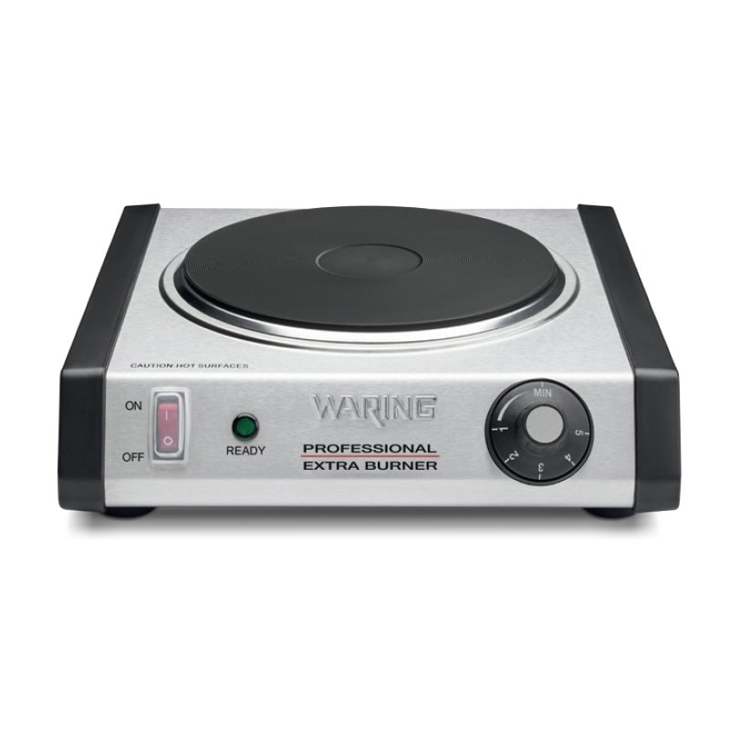 Waring WEB300 11" Electric Countertop Hotplate w/ (1) Solid Burner, Thermostatic Controls, 1.3 kW, 120v