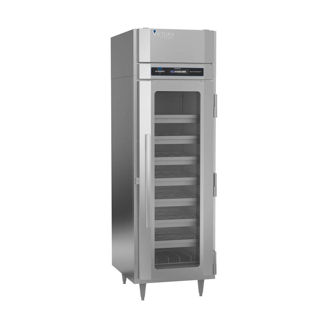 Victory WC-1D-S1-HC 27" Glass Door Wine Refrigerator, Single Temperature, 80 Bottles