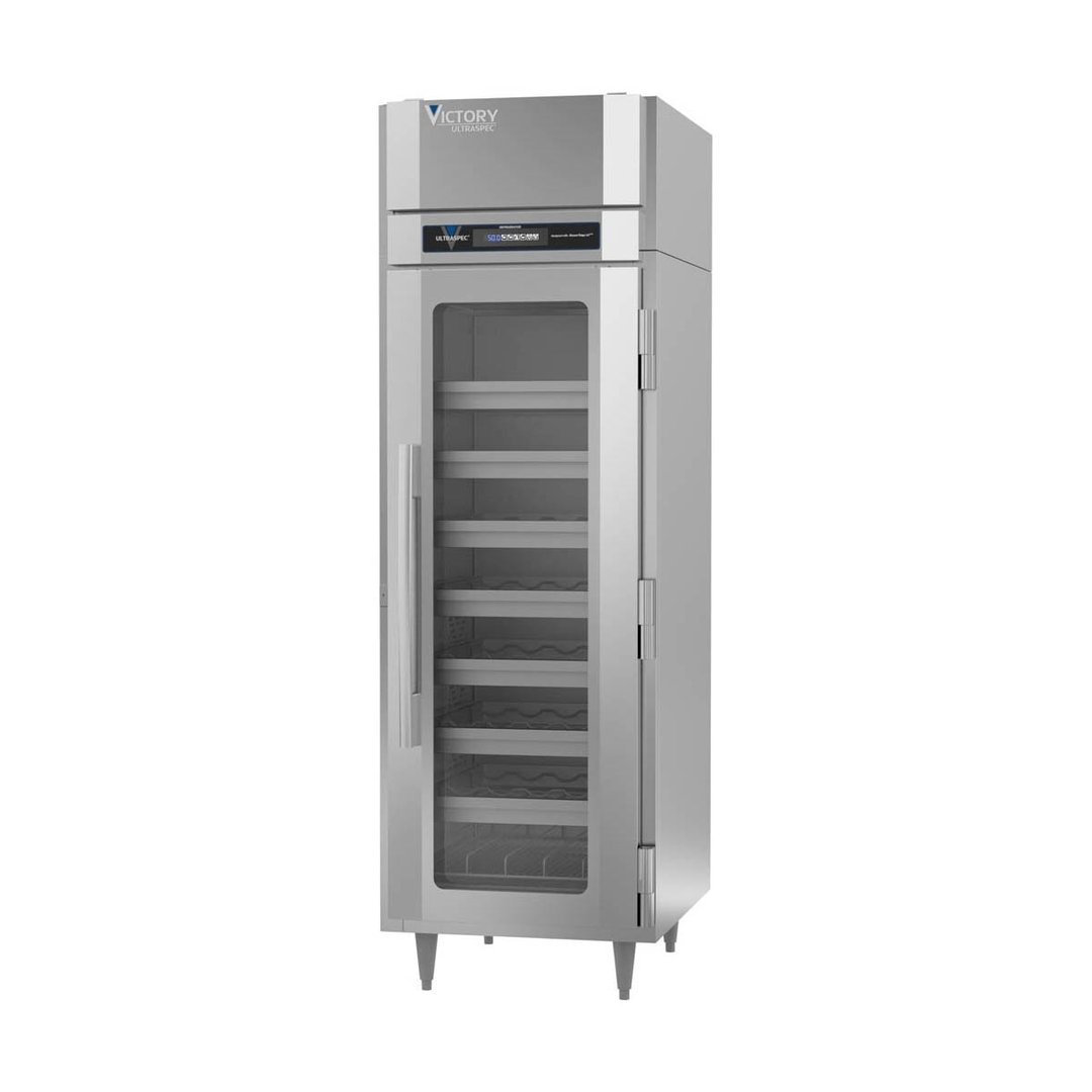 Victory WC-1D-S1-HC 27" Glass Door Wine Refrigerator, Single Temperature, 80 Bottles