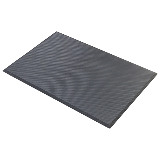 Winco FMG-23K Anti-Fatigue Black Floor Mat - 2' x 3' x 1/2"