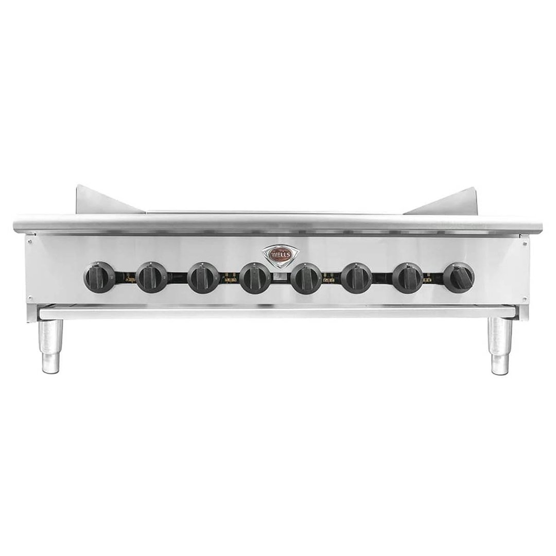 Wells HDCB-4830G 48" Countertop Heavy Duty Gas Radiant Charbroiler w/ (8) Burners, 160.000 BTU