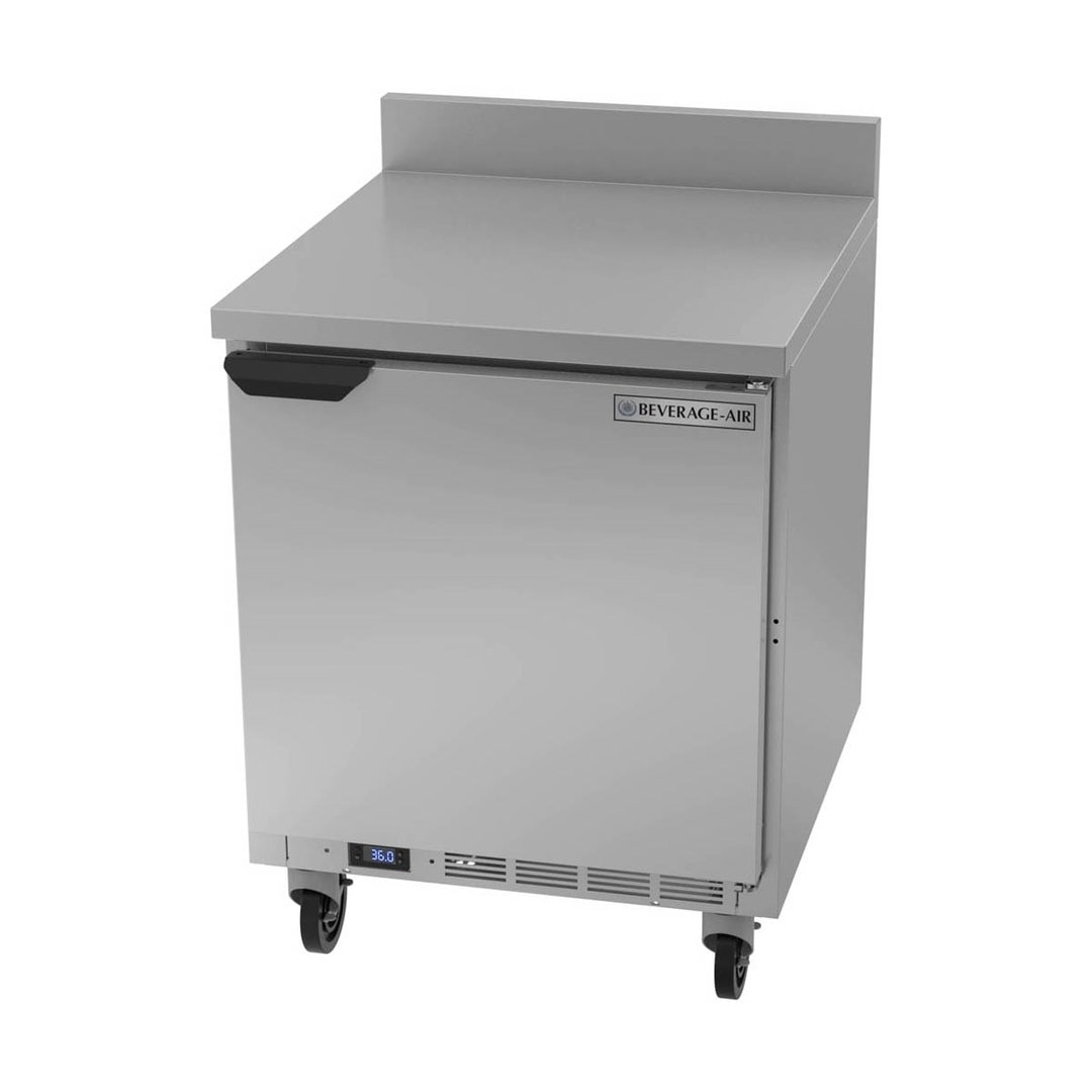 Beverage Air WTR27AHC-FIP 27" 1-Section Worktop Refrigerator w/ 1 Door, 6.13 cu. ft.