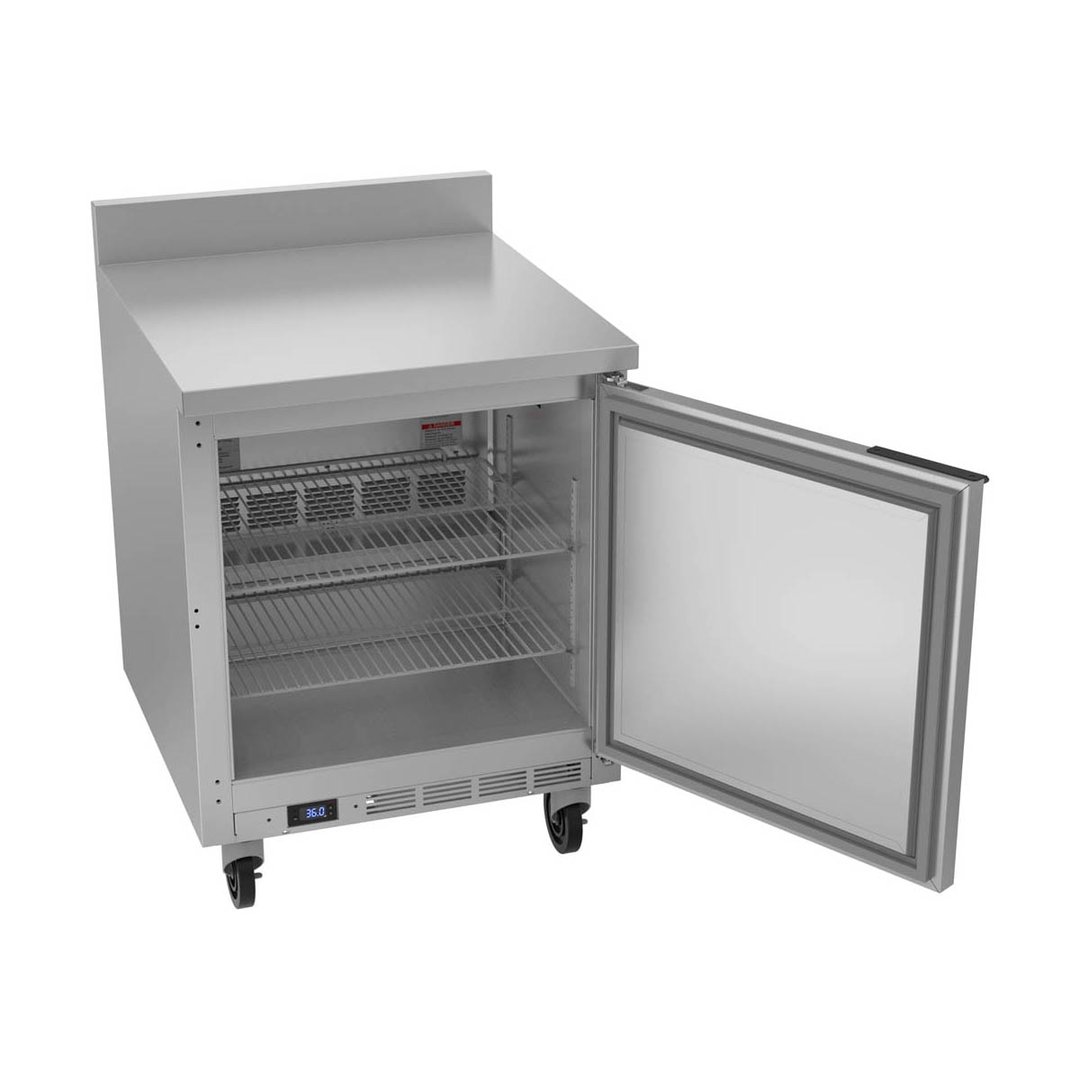 Beverage Air WTR27AHC-FIP 27" 1-Section Worktop Refrigerator w/ 1 Door, 6.13 cu. ft.