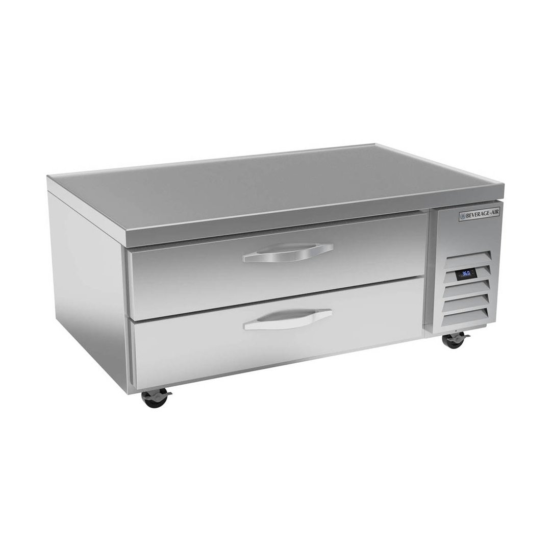 Beverage-Air WTRCS52HC 52" 2 Drawers Refrigerated Chef Base w/ Marine Edge, 9.6 cu. ft.