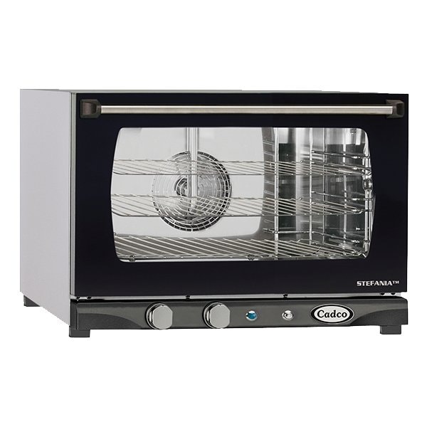 Cadco XAF-113 Single-Deck Electric Convection Oven w/ Digital Controls, Half-Size, Countertop
