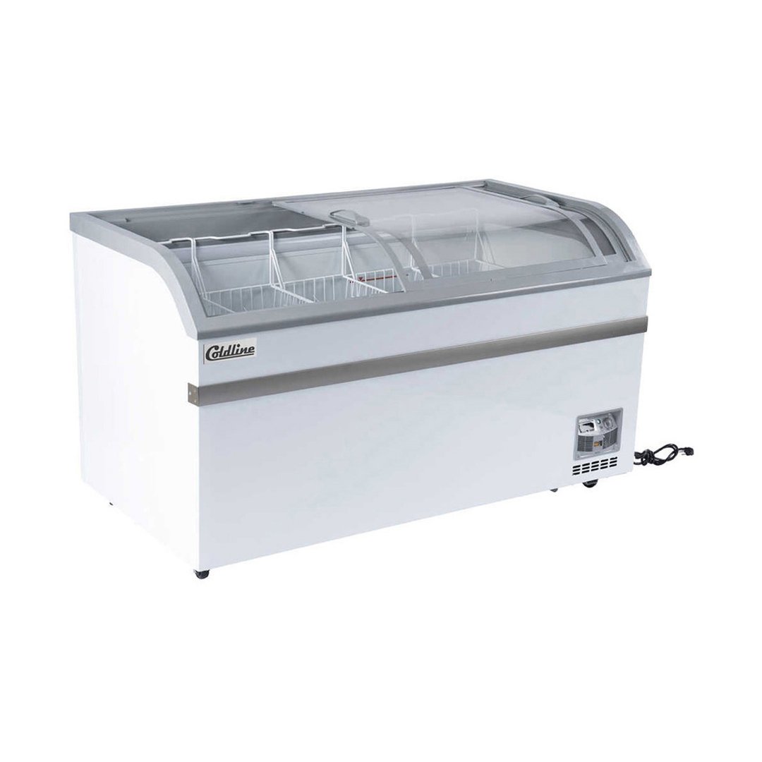 Coldline XS500YX 58" Glass Chest Freezer, 17.7 cu. ft.
