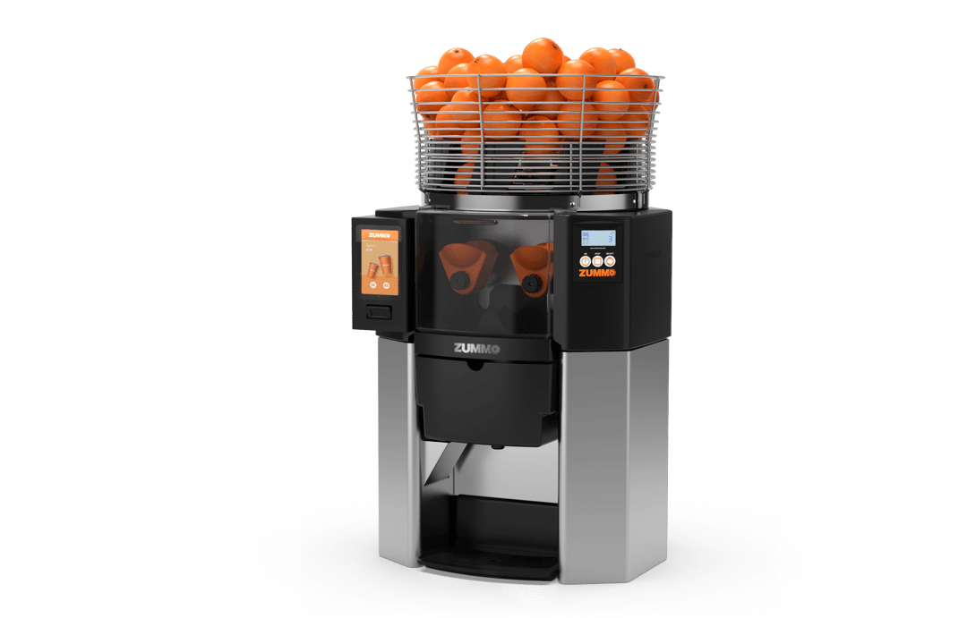 Zummo ZI14x9TA-N-OTG Z14 Nature Select Commercial Juicer with Touchscreen and Barcode Scanner - 16 Fruits Per/ Minute