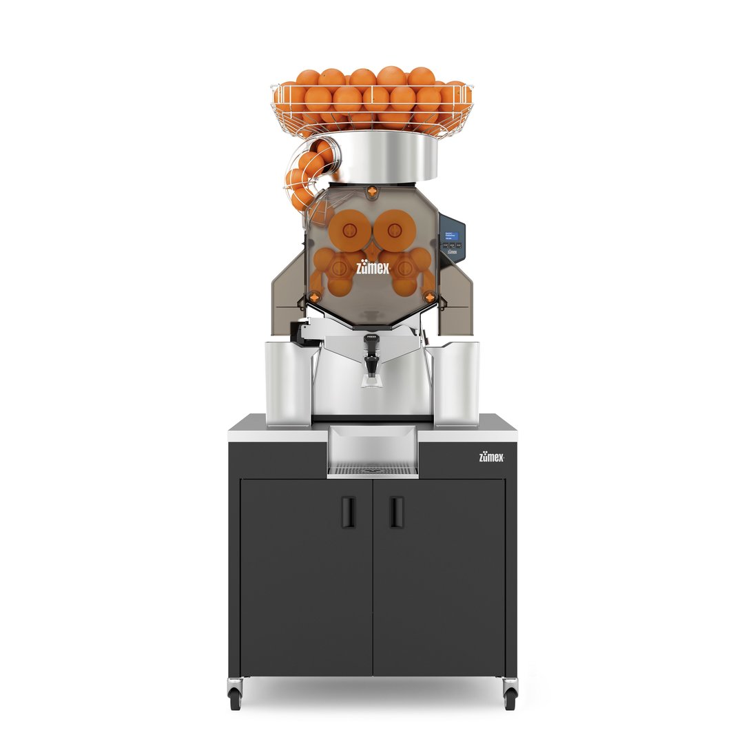 Zumex 08818 SPEED UP ALL-IN-ONE WIDE BLACK Stainless Steel and Plastic Floor Model Electric Speed Up All-in-One Wide Black Juicer