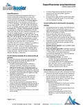 resources of Architectural Specifications (Spanish)