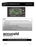 resources of Thermometer/Alarm User Manual