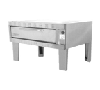 image of Zesto 1202SS 60" Electric Single-Deck Oven w/ 1-1/2" Refractory Stone Hearth, Space Saver