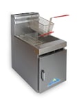 image of Comstock-Castle 14HC Full Pot Countertop Gas Fryer w/ 35-lb Capacity, Thermostatic Controls