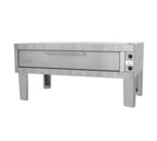 image of Zesto 1502SS 72" Electric Single-Deck Oven w/ 1-1/2" Refractory Stone Hearth, Space Saver