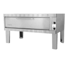 image of Zesto 1503 72" Electric Single-Deck Oven w/ 1-1/2" Stone Hearth, Individual Top/Bottom Controls