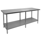 image of GSW USA WT-P3084 Stainless Steel Top " 73" - 84" Work Table