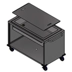 image of Winholt SS-BC-2748-INSULIB-HDC Mobile Ice Bin / Ice Caddy