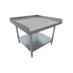 image of Serv-Ware ESG3012W-CWP 12" Economy Equipment Stand for Countertop Cooking - 18 gauge undershelf