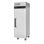 image of Turbo Air M3R19-1-N 25" One Section Reach-In Refrigerator w/ Solid Door, Top Mount, Aluminum Interior, 19 cu. ft.