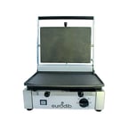 image of Eurodib CORTF220 15" Single Commercial Panini Sandwich Grill w/ Cast Iron Smooth Plates, 220V