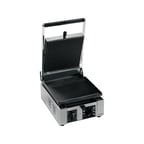 image of Univex PPRESS1R Single Cast Iron Panini Press w/ 10" x 10" Grooved Plates, 120V