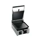 image of Univex PPRESS1RF Single Cast Iron Panini Press w/ 10" x 10" Grooved & Smooth Plates, 120V