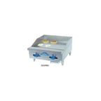 image of Comstock-Castle 3224MG 24" Countertop Gas Griddle with Manual Control, 1" Steel Plate, 50.000 BTU
