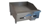 image of Comstock-Castle 3224TG 24" Countertop Gas Griddle with Thermostat / Solid State Controls, 50.000 BTU